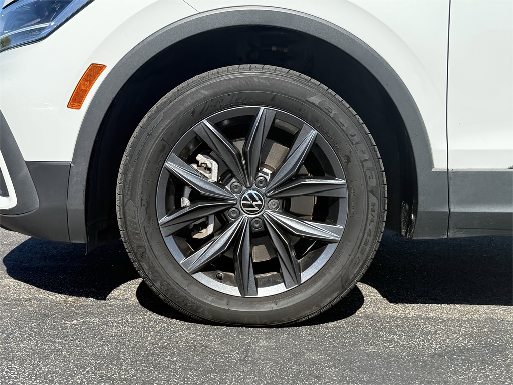 2022 Volkswagen Tiguan 2.0T SE White at Wharton Ford