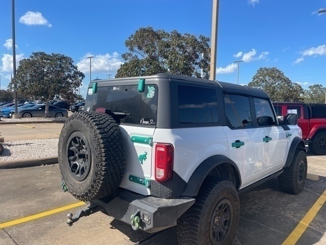 2022 Ford Bronco Black Diamond White at Classic Chevrolet Galveston