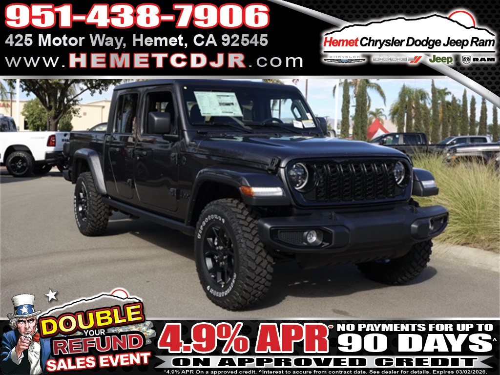2025 Jeep Gladiator Willys Crew Cab 4WD