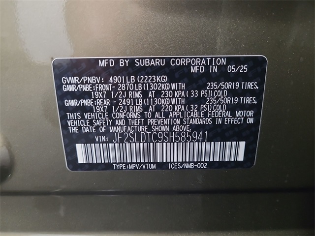 2025 – Subaru – Forester