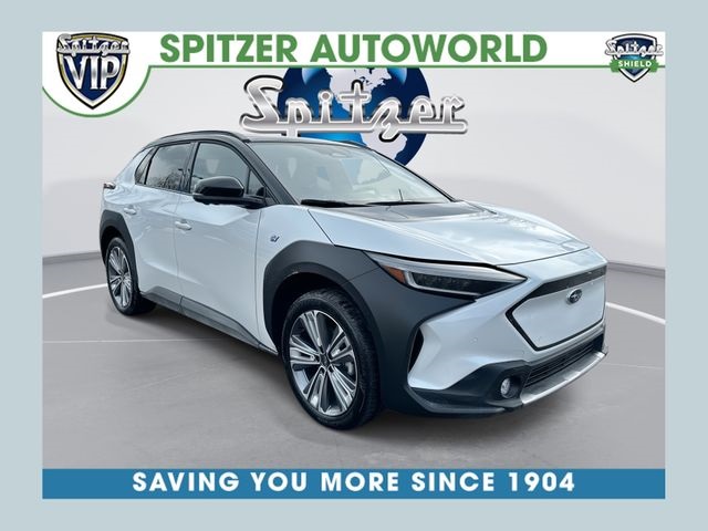 Cosmic White Pearl 2-Tone 2024 Subaru Solterra Touring AWD SUV / Crossover All-Wheel Drive 1-Speed Automatic