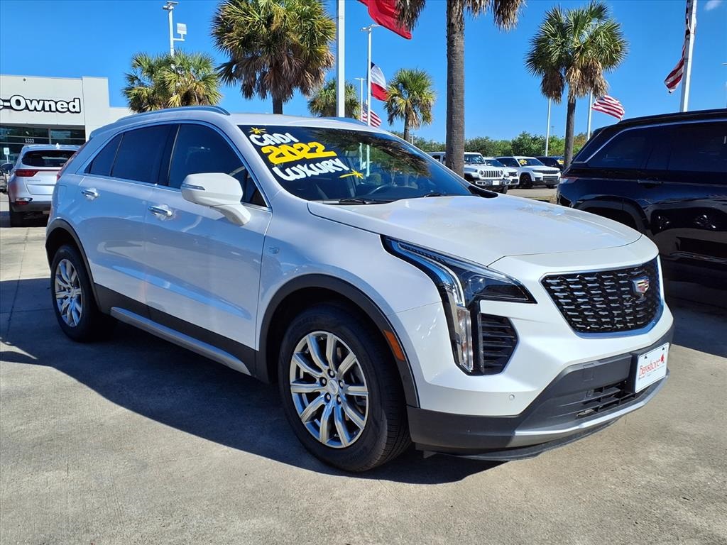 2022 Cadillac XT4 Premium Luxury White at Mac Haik CDJR North Houston