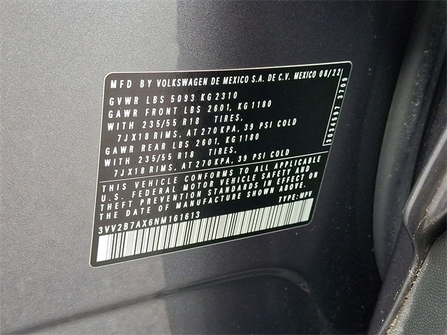 2022 Volkswagen Tiguan 2.0T SE for sale at PATRIOT CHEVROLET OF WARMINSTER