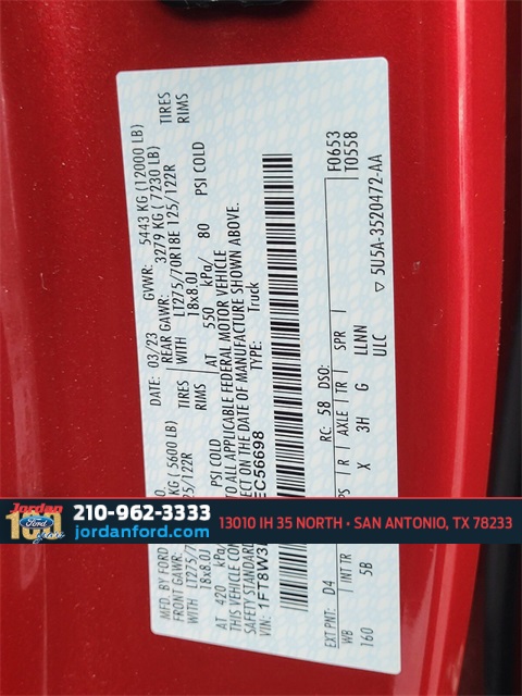 Used Car 2023 Ford F-350sd  Lariat For Sale Under $70,000 In San Antonio, Texas