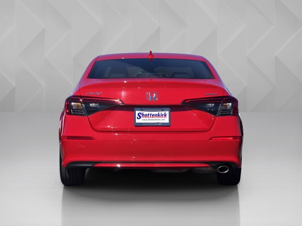 2024 Honda Civic Sport Red at Joe Myers Mazda Kia