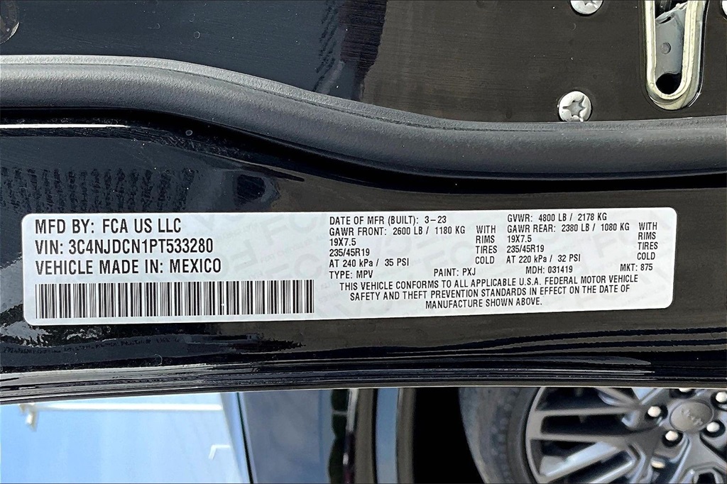 2023 Jeep Compass High Altitude Black at Community Honda