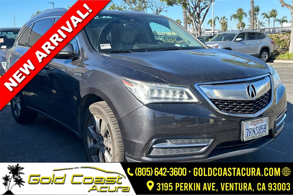 2016 Acura MDX FWD with Advance Package