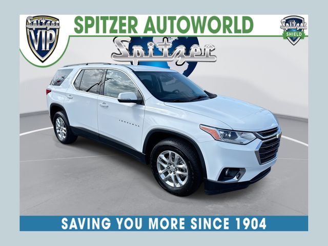 Summit White 2021 Chevrolet Traverse SUV / Crossover Four-Wheel Drive 9-Speed Automatic