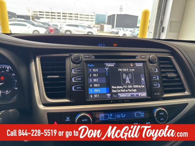 2019 Toyota Highlander XLE Black at Gullo Toyota