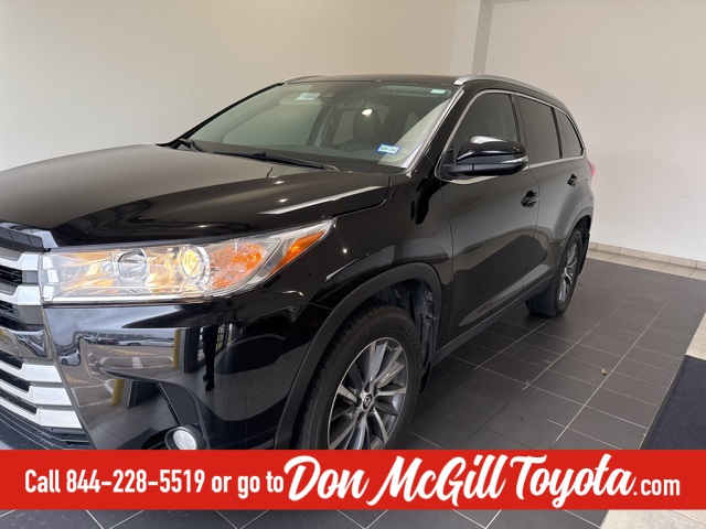 2019 Toyota Highlander XLE Black at Gullo Toyota