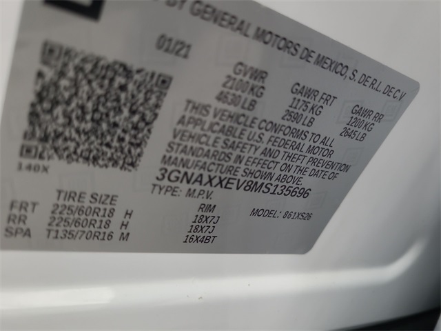 2021 – Chevrolet – Equinox