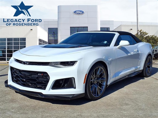2023 Chevrolet Camaro ZL1 White at Wharton Chevrolet GMC