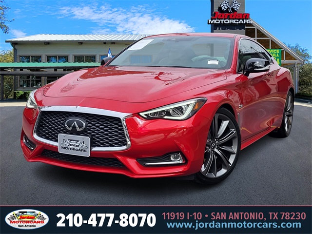 Used Car 2019 Infiniti Q60  Red Sport 400 For Sale Under $35,000 In San Antonio, Texas