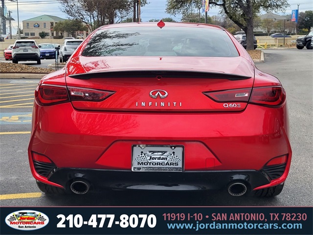 Used Car 2019 Infiniti Q60  Red Sport 400 For Sale Under $35,000 In San Antonio, Texas