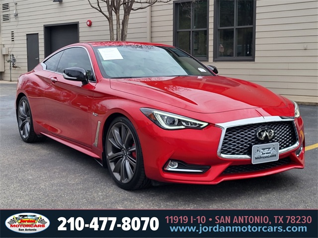 Used Car 2019 Infiniti Q60  Red Sport 400 For Sale Under $35,000 In San Antonio, Texas