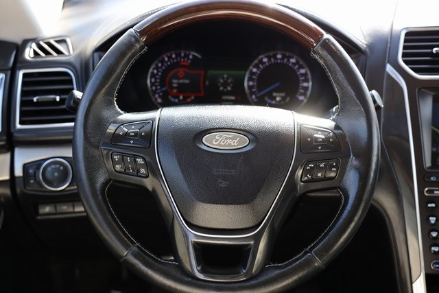 2018 Ford Explorer Platinum White at DeMontrond Mazda