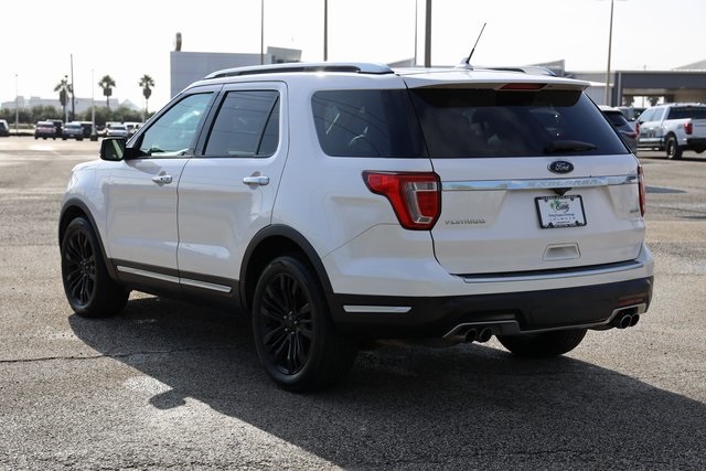 2018 Ford Explorer Platinum White at DeMontrond Mazda