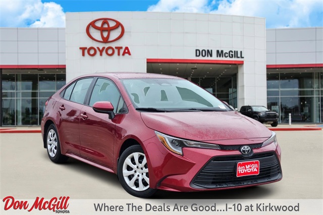 2024 Toyota Corolla LE Red at Traditions Chevrolet