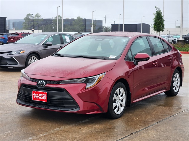 2024 Toyota Corolla LE Red at Traditions Chevrolet
