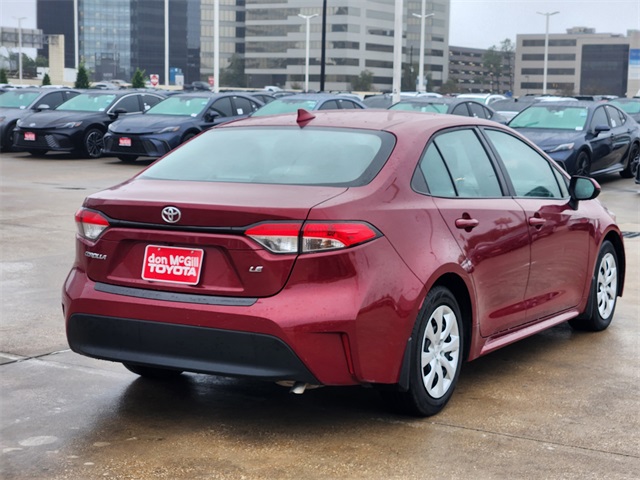2024 Toyota Corolla LE Red at Traditions Chevrolet