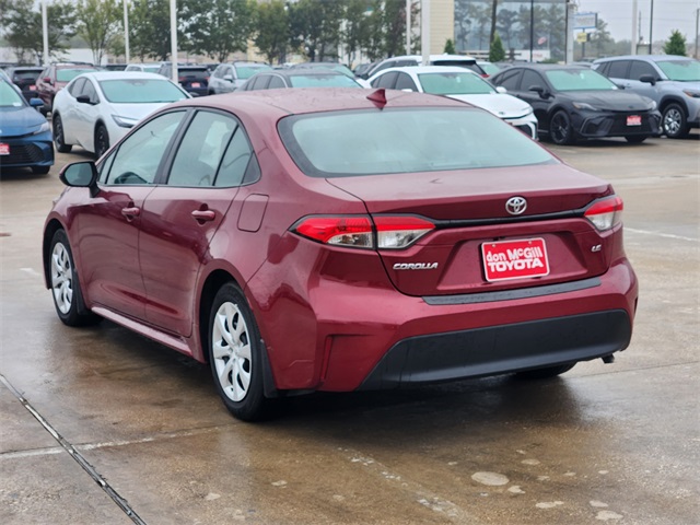 2024 Toyota Corolla LE Red at Traditions Chevrolet