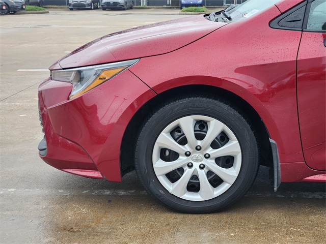 2024 Toyota Corolla LE Red at Traditions Chevrolet
