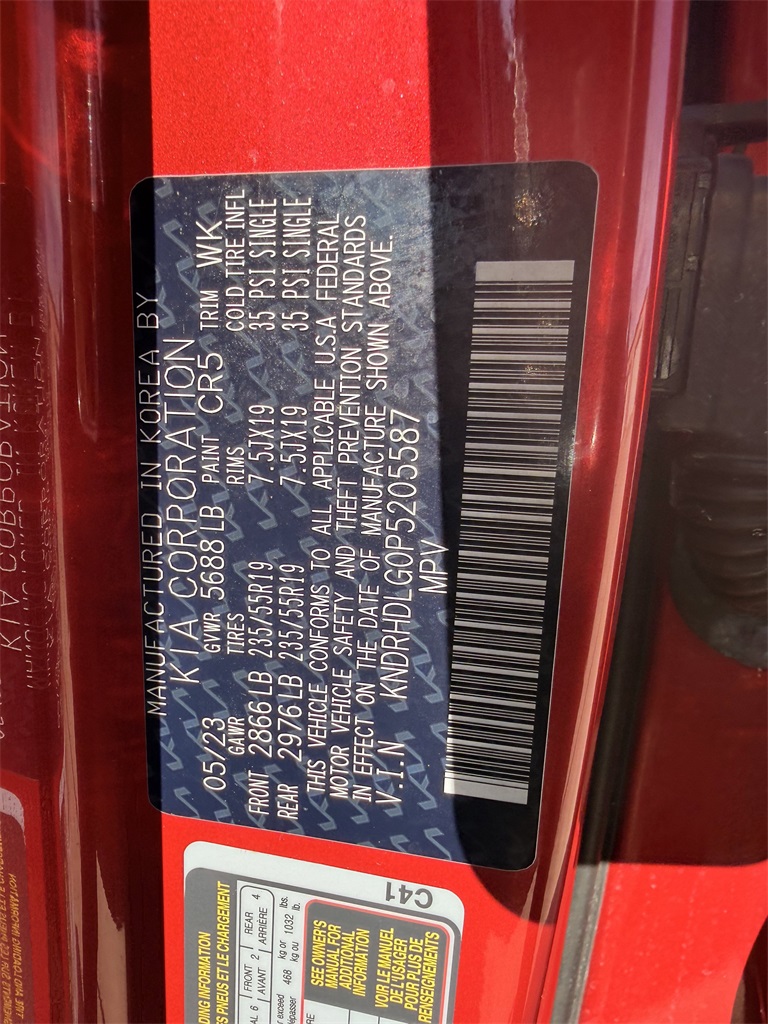 2023 Kia Sorento Hybrid EX Red at Parkway Family Mazda