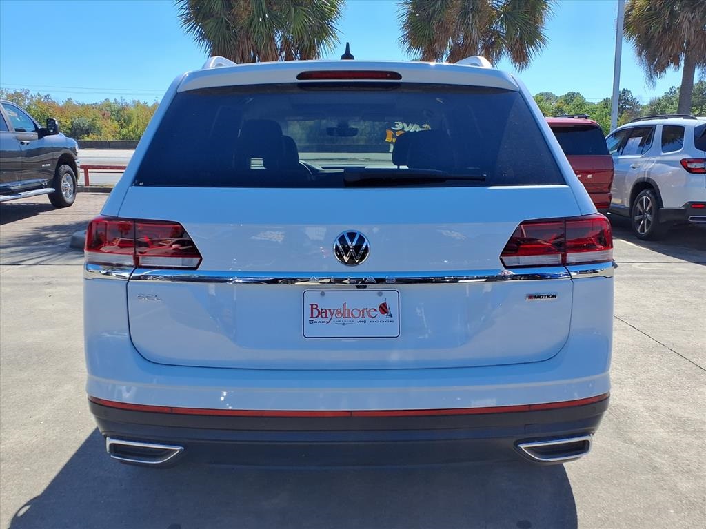 2021 Volkswagen Atlas 2.0T SEL Premium White at DeMontrond Automotive Group
