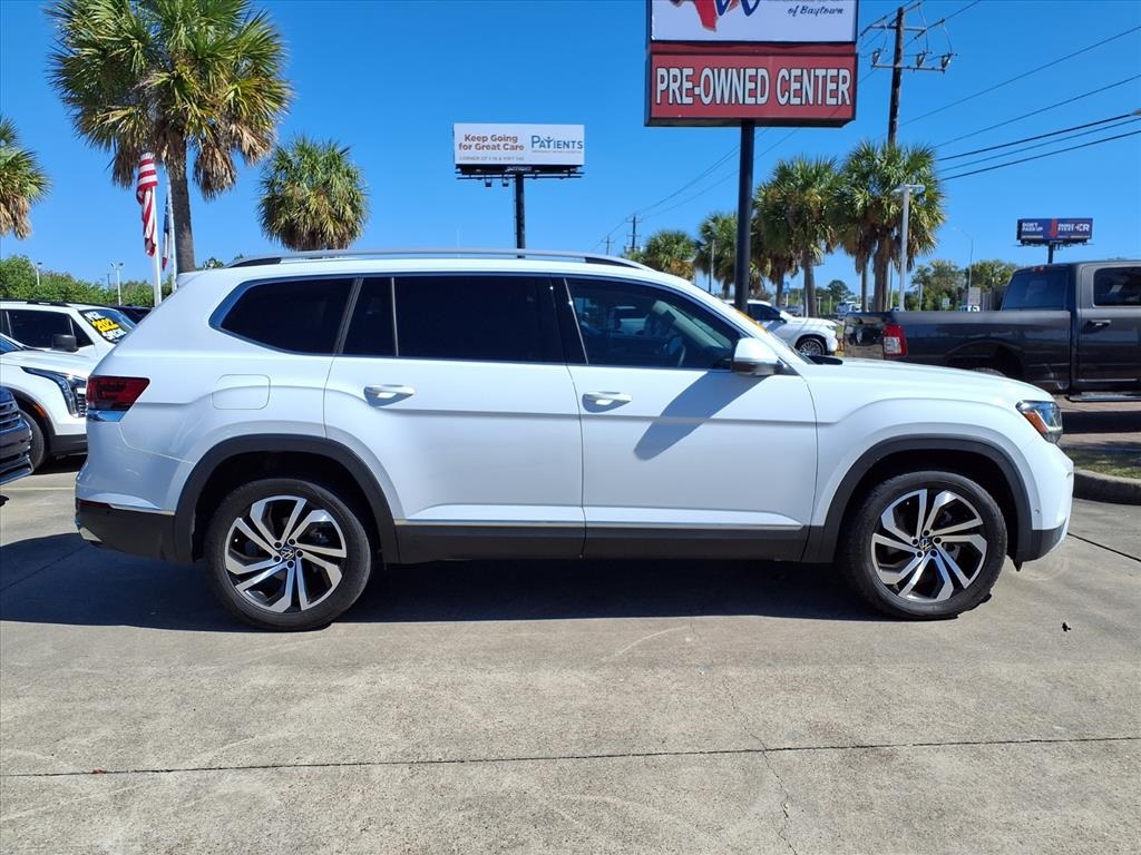 2021 Volkswagen Atlas 2.0T SEL Premium White at DeMontrond Automotive Group