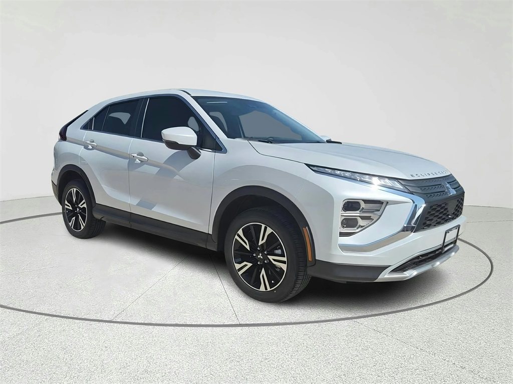 2025 Mitsubishi Eclipse Cross SE White at North Houston Mitsubishi