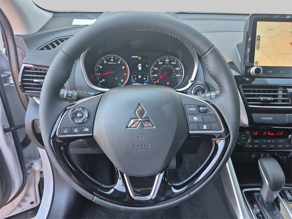 2025 Mitsubishi Eclipse Cross SE White at North Houston Mitsubishi