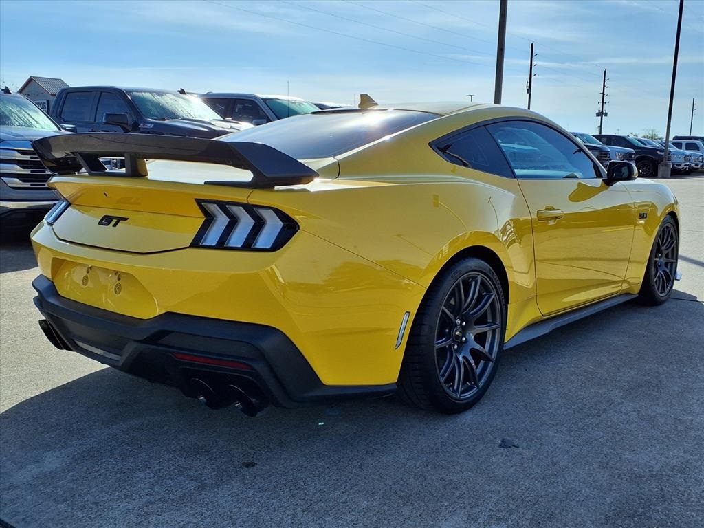 2024 Ford Mustang GT Premium Yellow at South Houston Nissan