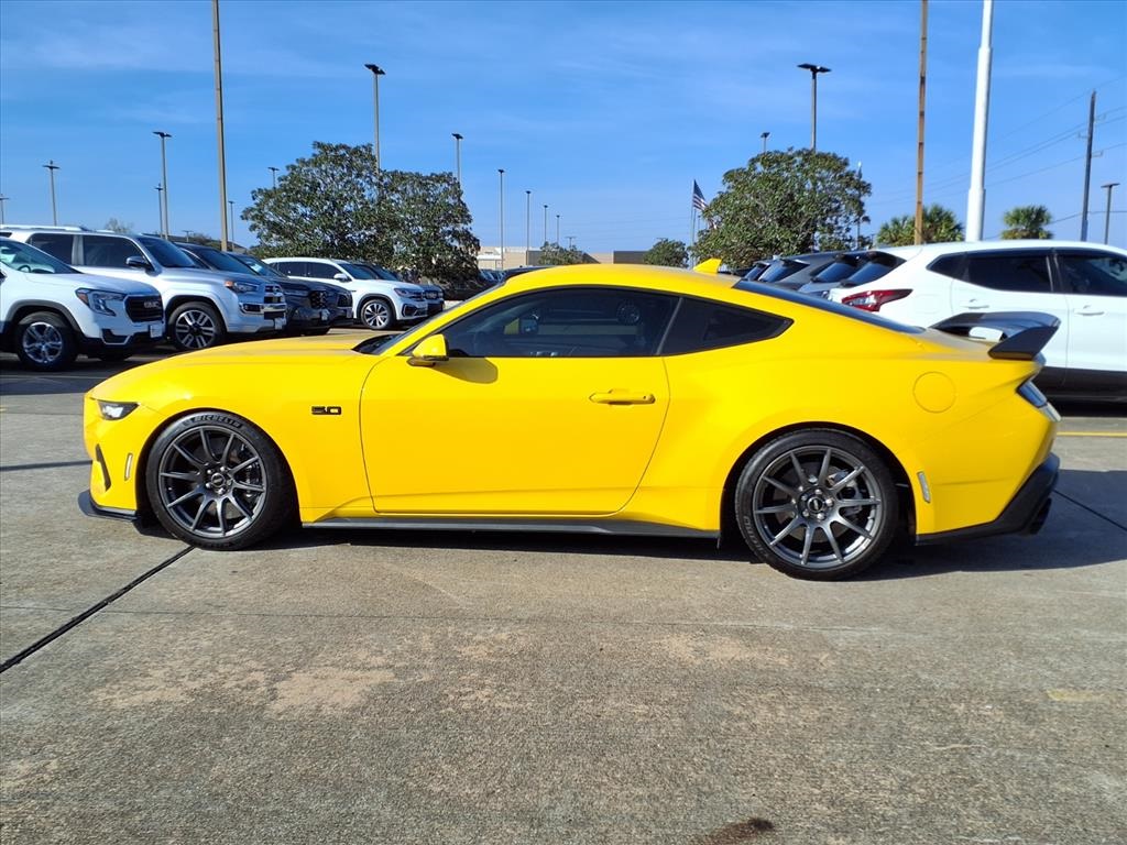 2024 Ford Mustang GT Premium Yellow at South Houston Nissan