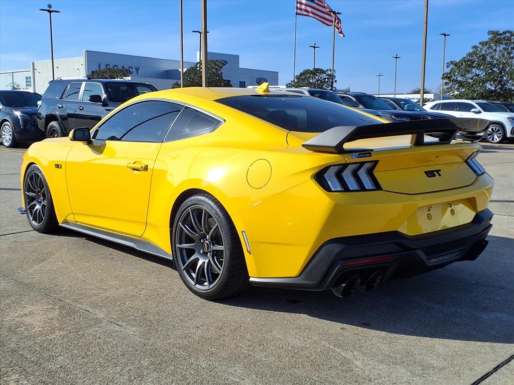 2024 Ford Mustang GT Premium Yellow at South Houston Nissan