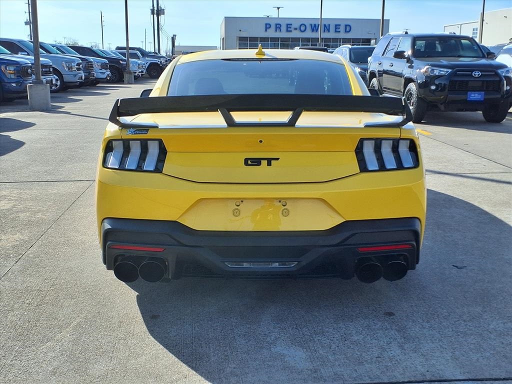 2024 Ford Mustang GT Premium Yellow at South Houston Nissan