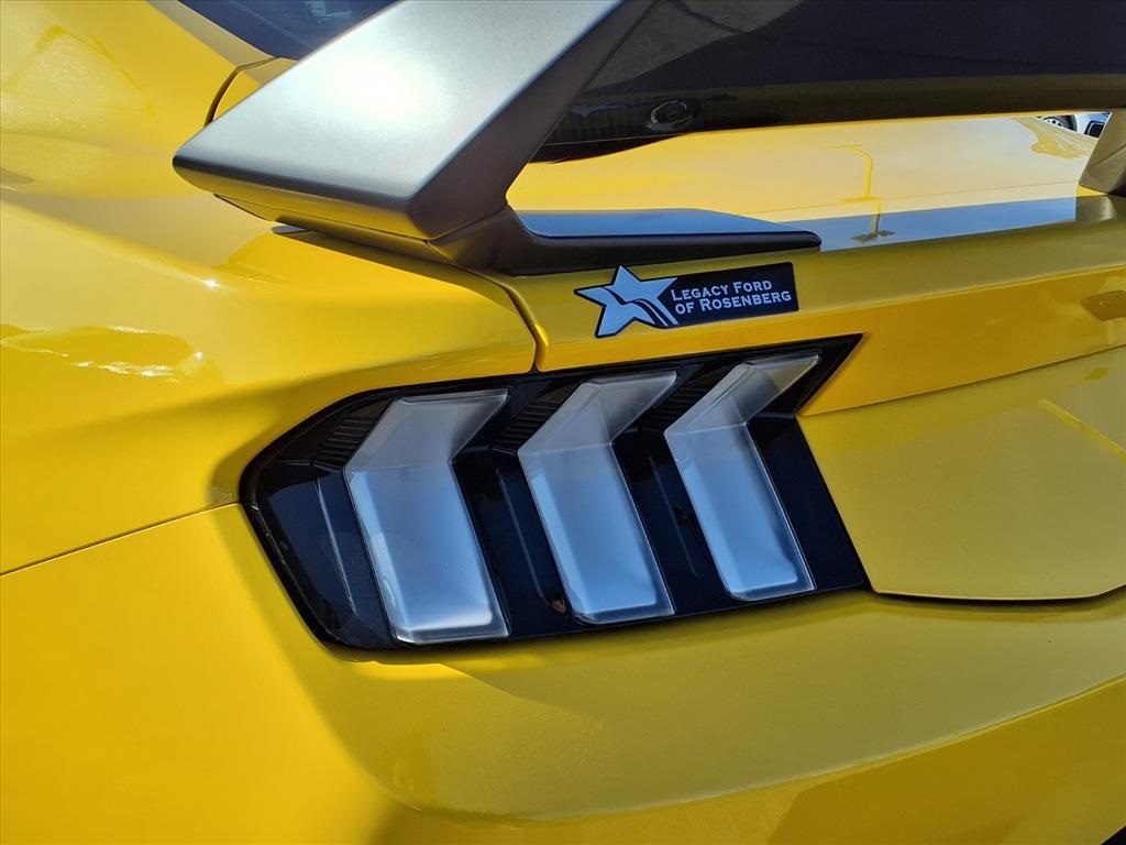 2024 Ford Mustang GT Premium Yellow at South Houston Nissan