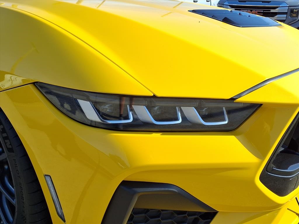 2024 Ford Mustang GT Premium Yellow at South Houston Nissan