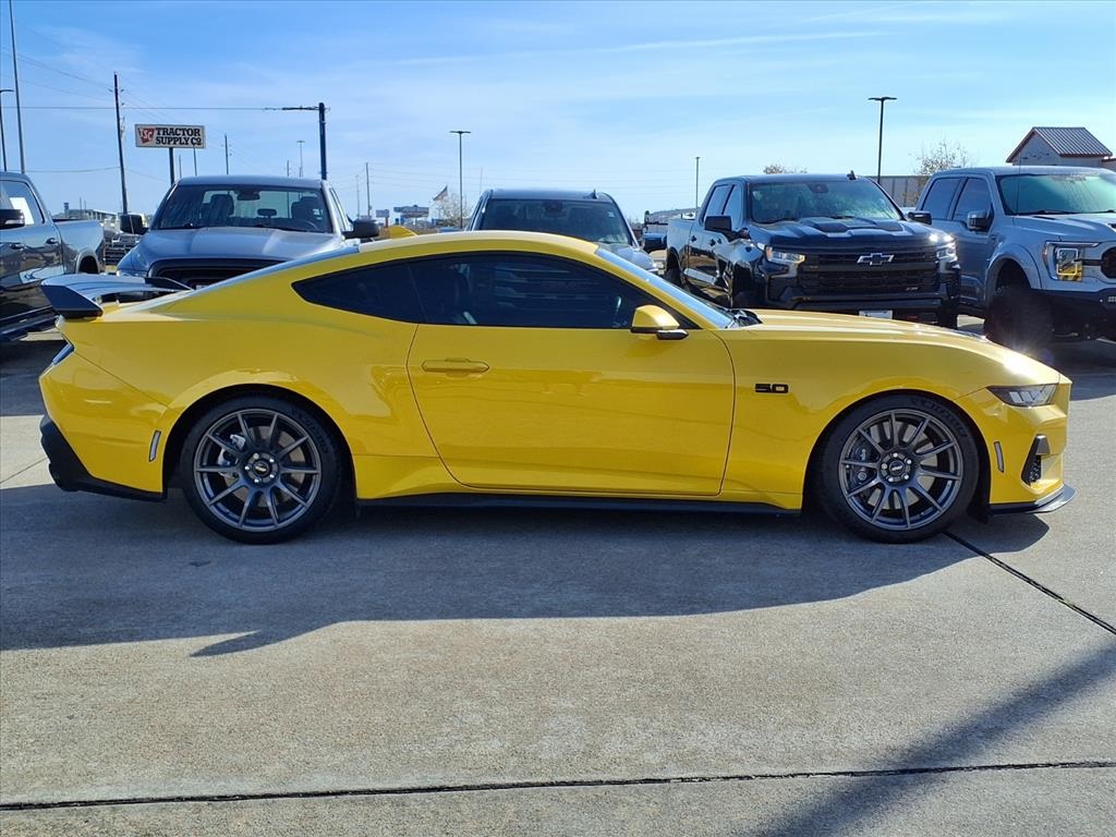 2024 Ford Mustang GT Premium Yellow at South Houston Nissan