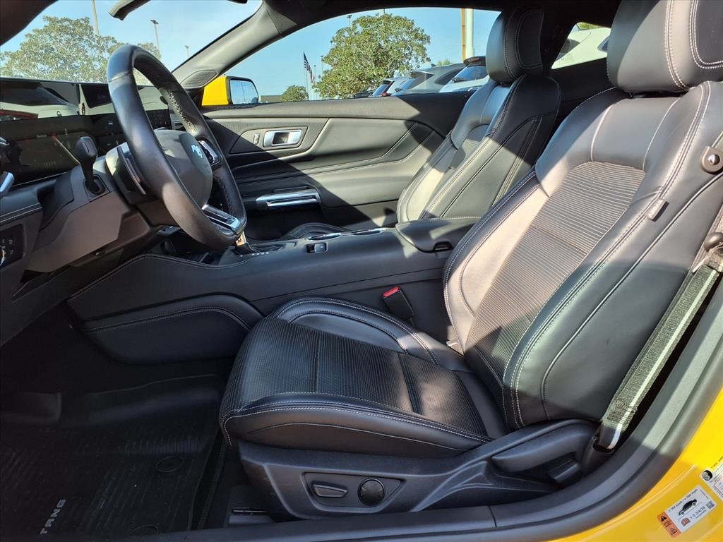 2024 Ford Mustang GT Premium Yellow at South Houston Nissan