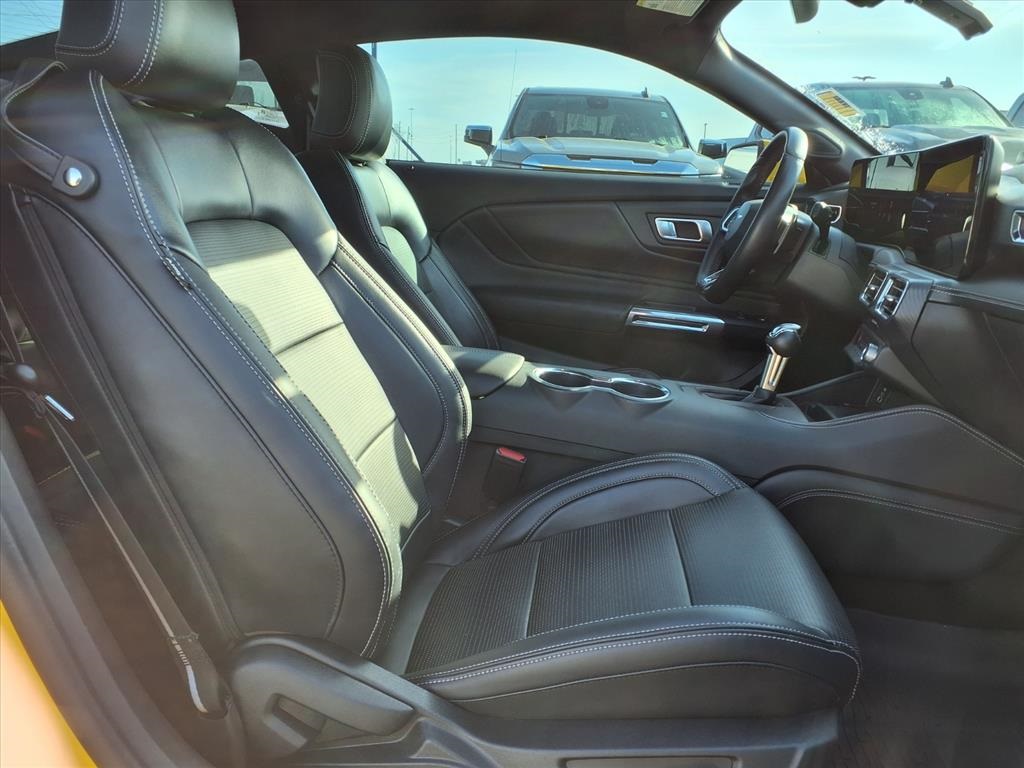 2024 Ford Mustang GT Premium Yellow at South Houston Nissan