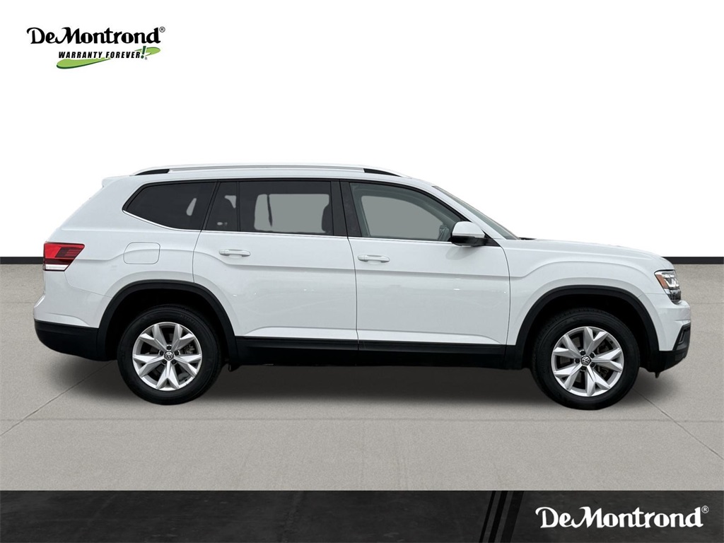 2018 Volkswagen Atlas 2.0T SE White at DeMontrond Auto Country