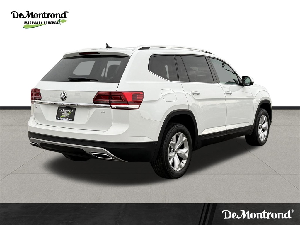 2018 Volkswagen Atlas 2.0T SE White at DeMontrond Auto Country