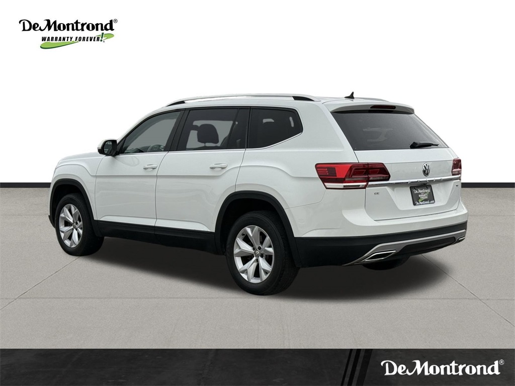 2018 Volkswagen Atlas 2.0T SE White at DeMontrond Auto Country
