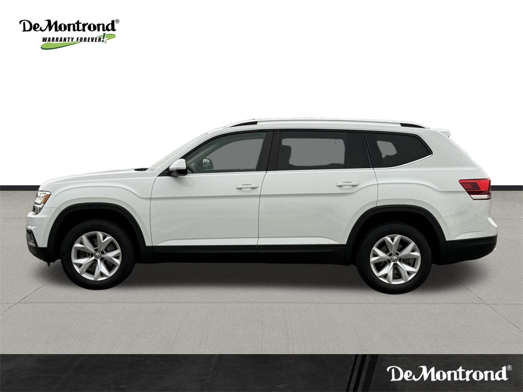 2018 Volkswagen Atlas 2.0T SE White at DeMontrond Auto Country