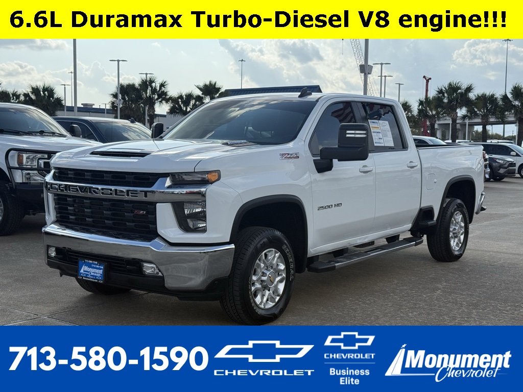 2023 Chevrolet Silverado 2500HD LT White at DeMontrond Gulf Freeway