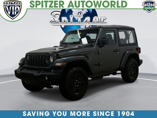Gray (Granite Crystal Metallic Clearcoat) 2026 Jeep Wrangler Sport 2-Door 4WD SUV / Crossover Four-Wheel Drive 6-Speed Manual