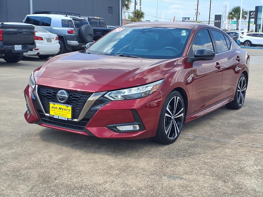 2020 Nissan Sentra SR Red at Durrett Motor Company