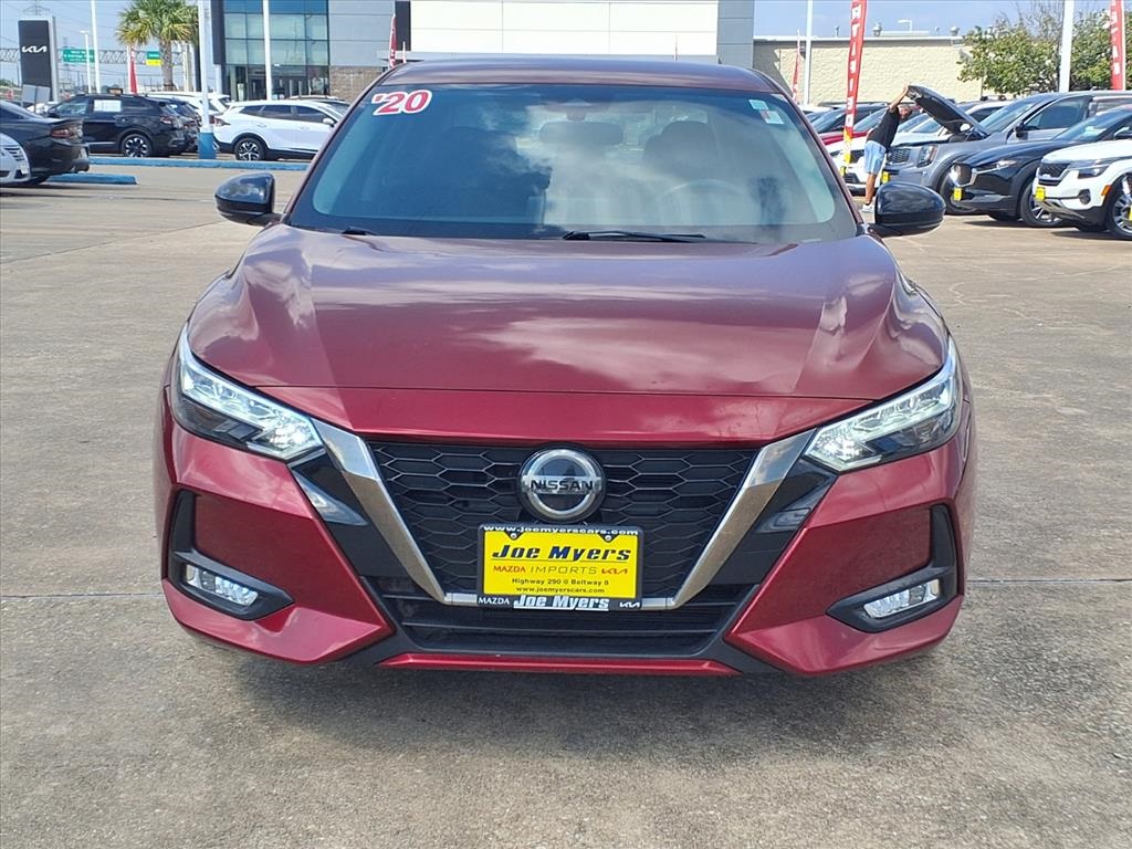 2020 Nissan Sentra SR Red at Durrett Motor Company