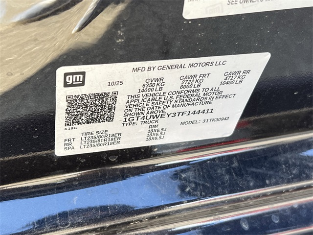 2026 GMC Sierra 3500HD Denali Gray at Classic Chevrolet Galveston