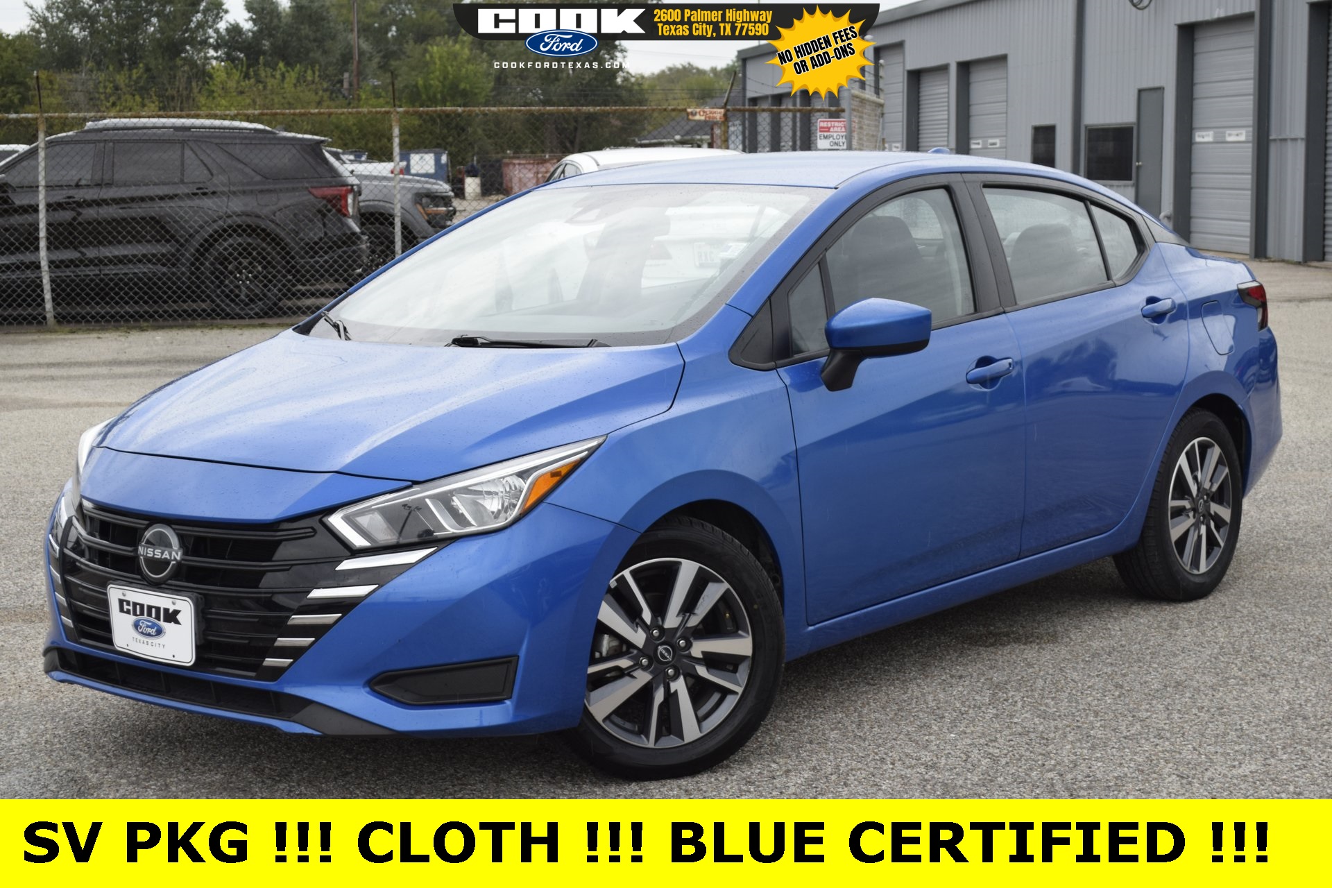 2023 Nissan Versa 1.6 SV Blue at Emmons Autoplex